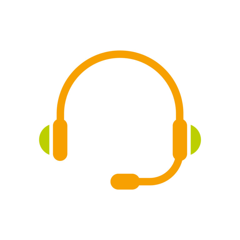Headset icon vector music design templates on white background